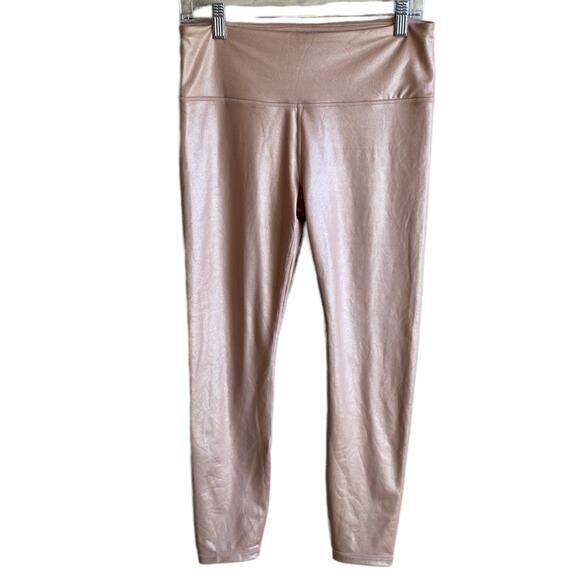 Athleta Elation Shimmer Tight In Powervita Mocha Latte M - Picture 2 of 12